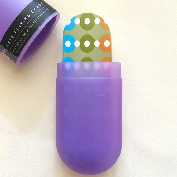 Vintage 90s Umbra Ante Oblong Playing Cards With Protective Case - Picture 4 of 8